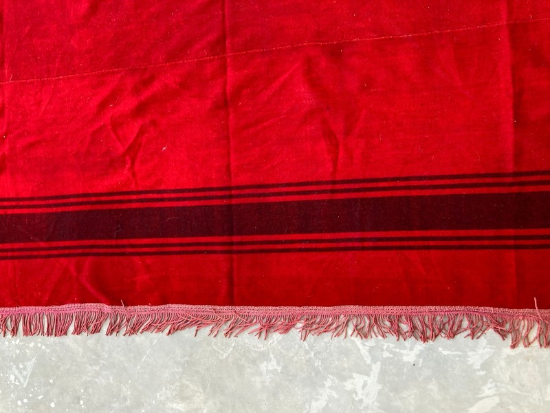 Vintage Handmade Traditional Turkish Solid Bordered Wool Kilim Rug 288x214 cm gallery