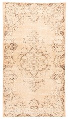 Vintage Hand-Knotted Area Rug 3’7″ x 6’6″ Traditional Oriental Wool Carpet