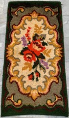 Vintage Mid-Century Scandinavian: Long-Pile Rya Shags, Traditional Rug (2×4 ft.)