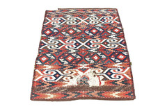 Antique Tribal Rug 33” x 40” Collectors Item Tribal Ok Bash Wall Hangings Rug