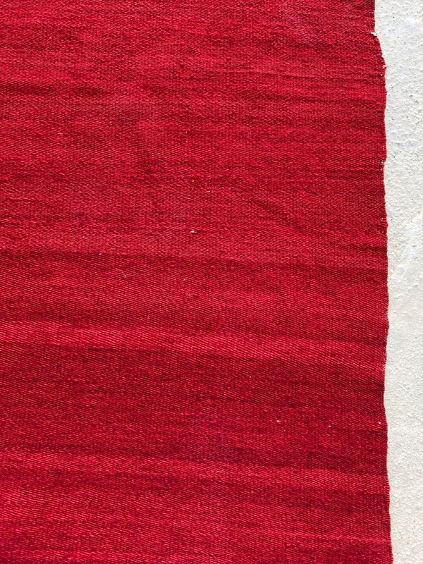 Vintage Traditional Handmade Greece Geometric Wool Kilim Floor Rug 189x177 cm gallery