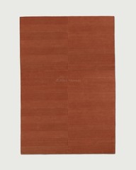 Minimalist Luxury Handwoven New Zealand Wool Rug – Sienna Brown