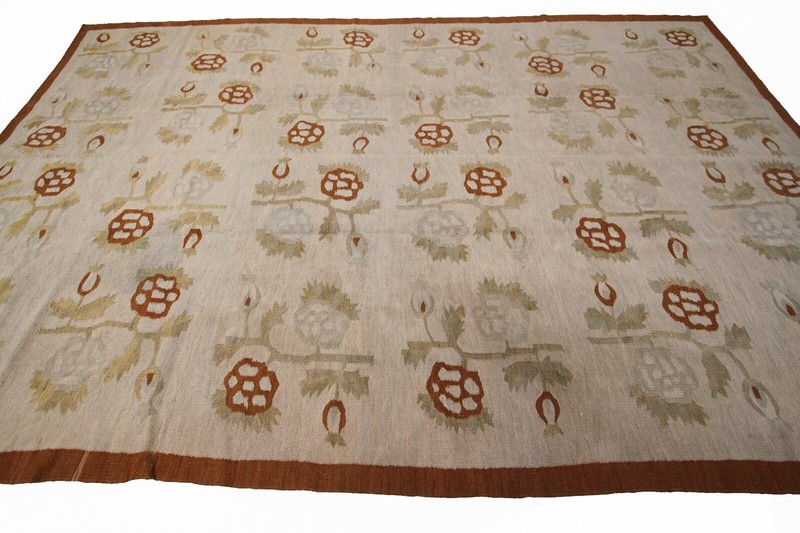 6x9 Antique Authentic Handwoven Bessarabian Kilim 175cmx 264cm gallery