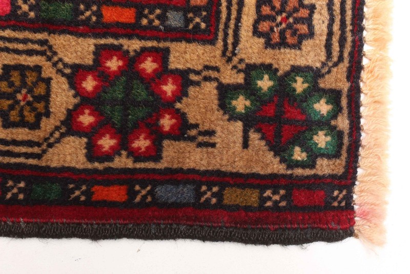 Vintage Hand-Knotted Area Rug 2'8" x 4'3" Traditional Oriental Wool Carpet gallery