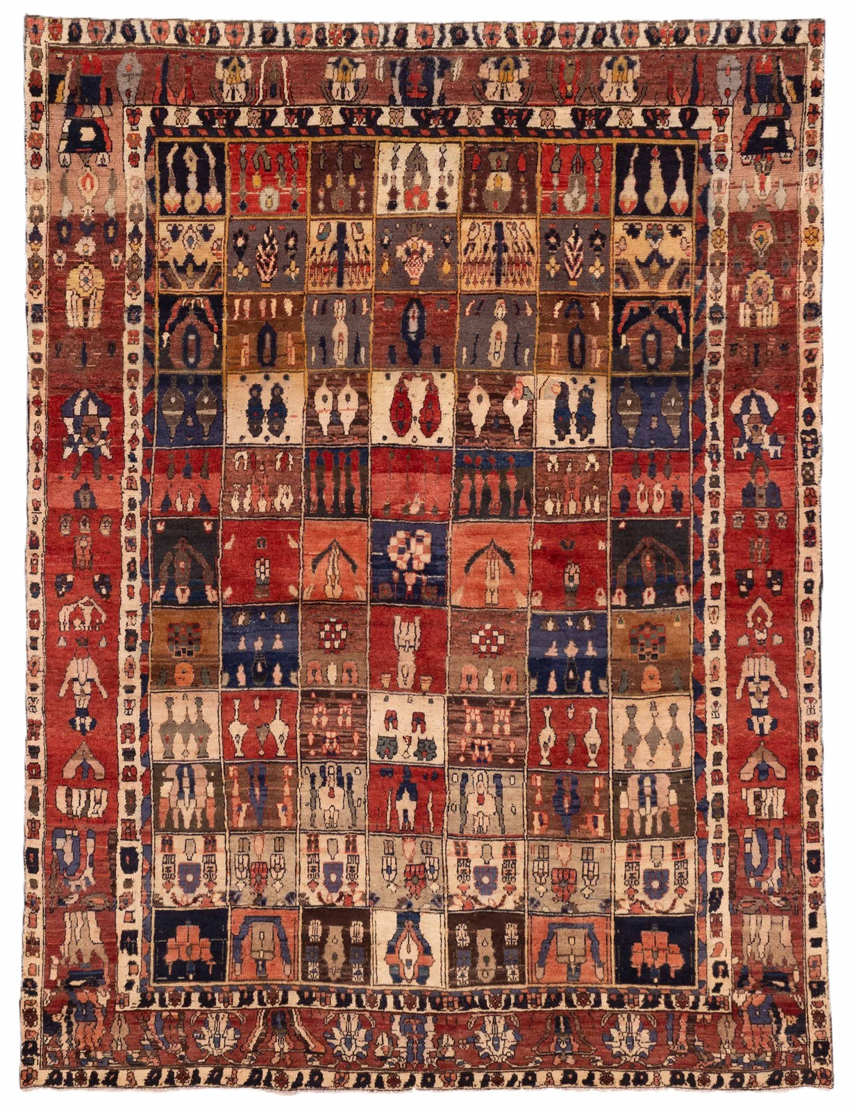 Traditional Vintage Hand-Knotted Area Rug 6'8" x 9'3" Oriental Wool Carpet gallery