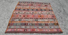 rugs for living room, kelim Teppich, Tapis, Area Kilim Rugs, 5’1″x 6’6″ ft,