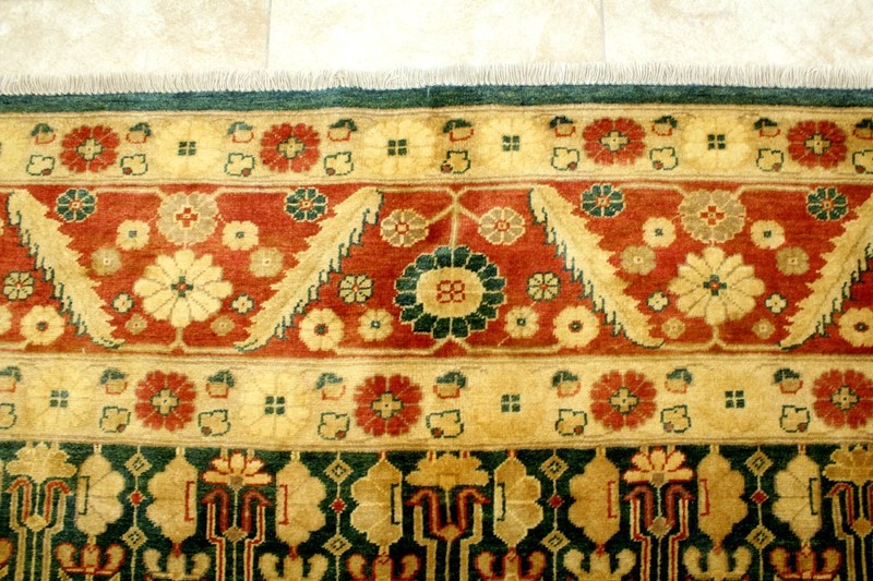 9X12 EXQUISITE MINT 200+KPSI HAND KNOTED VEGETABLE DYE WOOL KASHANN TURKISH RUG gallery