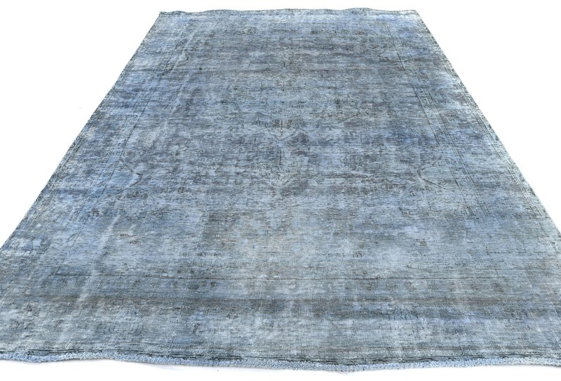 6'4X9'7 Hand-Knotted Antique Oriental Rug Muted Color Floral Design Carpet gallery