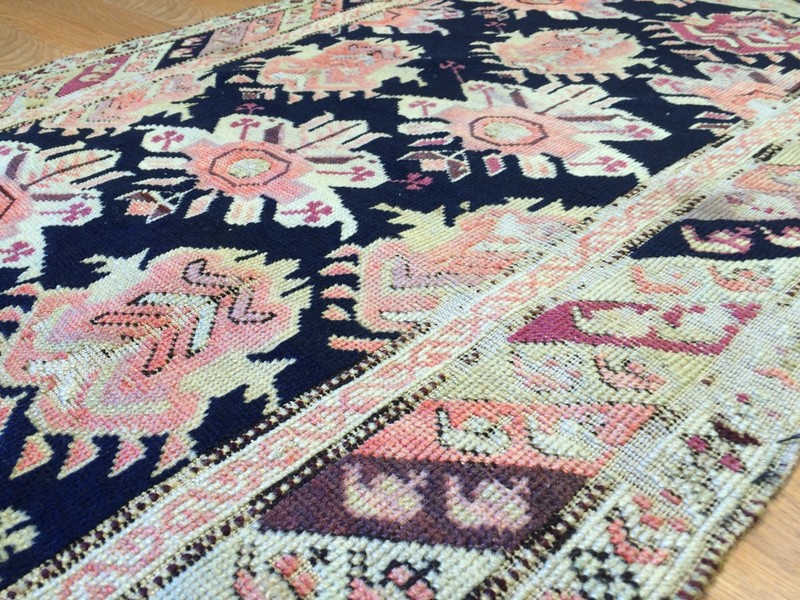 Amazing Armenian - 1860s Antique Karabagh Rug - Caucasian Prayer - 2.5 x 4.2 ft. gallery