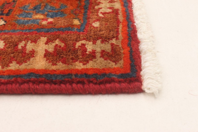 Vintage Hand-knotted Runner Rug 3'10" x 11'2" Traditional Oriental Wool Carpet gallery