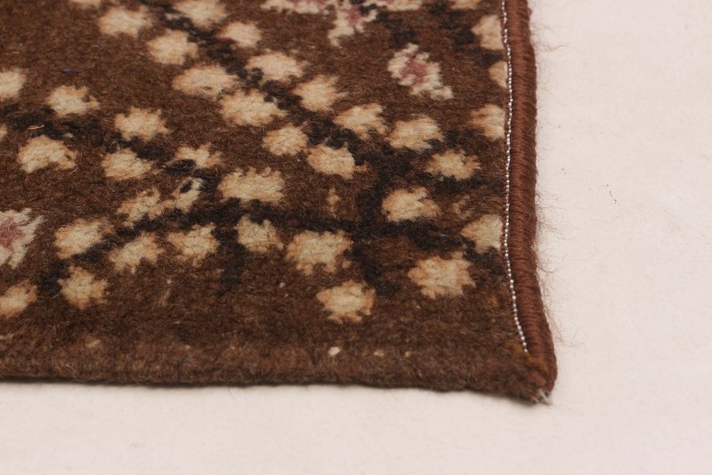 Vintage Hand-Knotted Area Rug 3'10" x 7'3" Traditional Oriental Wool Carpet gallery