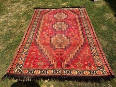 COLLECTORS’ ITEM Stunning Antique Maresali Azerbaijan Boteh Pattern Caucasus Rug