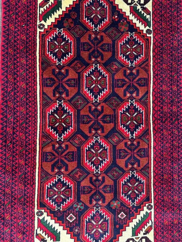 3'4 x 6'2 Gorgeous Bird Design Vintage Nomadic Oriental Handmade Wool Area Rug gallery