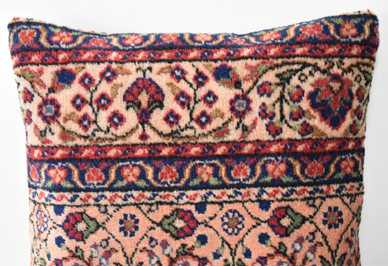 Turkish Pillow Cover Sofa Rug 16'' x 16'' Made of Antique Cushion Cover Carpet gallery