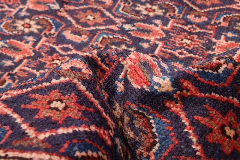 3'2" x 13'1" Vintage Hand-knotted Runner Rug Traditional Oriental Wool Carpet gallery