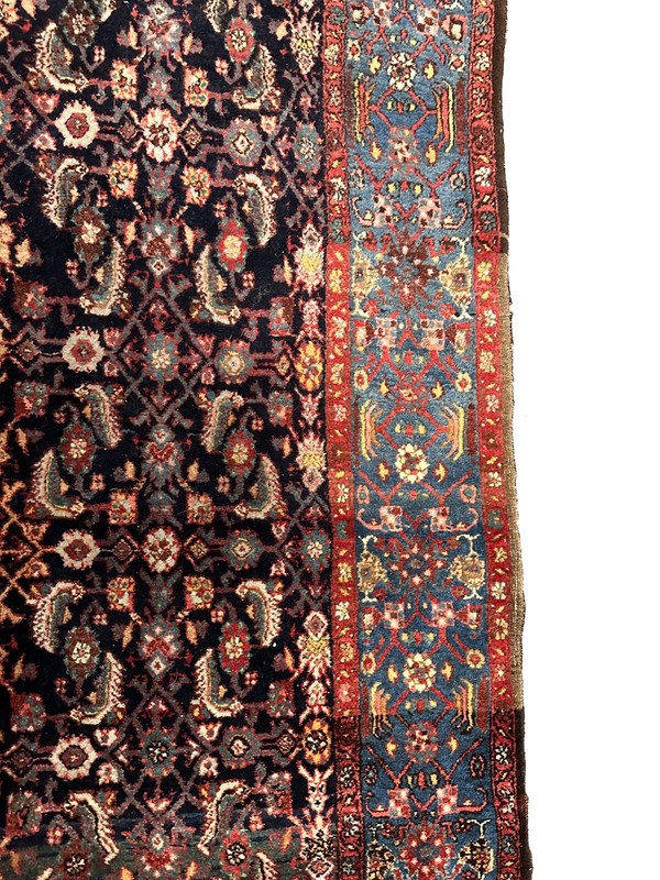 4x8 Antique Traditional Handmade Rug Iron Quality Heavy Wool 127x 239cm c.1900 gallery