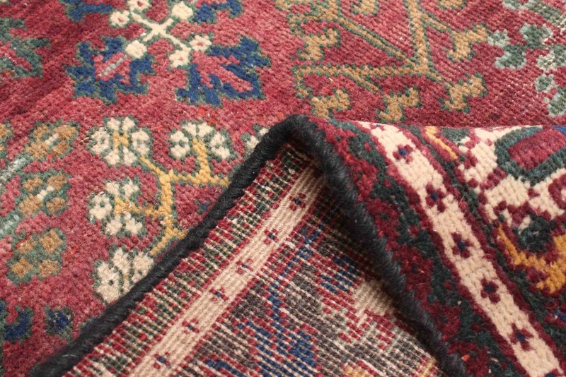 Vintage 4'2" x 6'9" Traditional Hand Knotted Vegetable Dye Wool Area Rug gallery