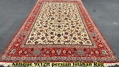 9X12FT EXCEPTIONAL SUPER FINE RUG Ca 1920- 70 RAJ