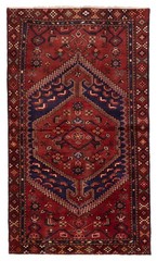 Traditional Vintage Hand-Knotted Area Rug 3’8″ x 6’9″ Oriental Wool Carpet