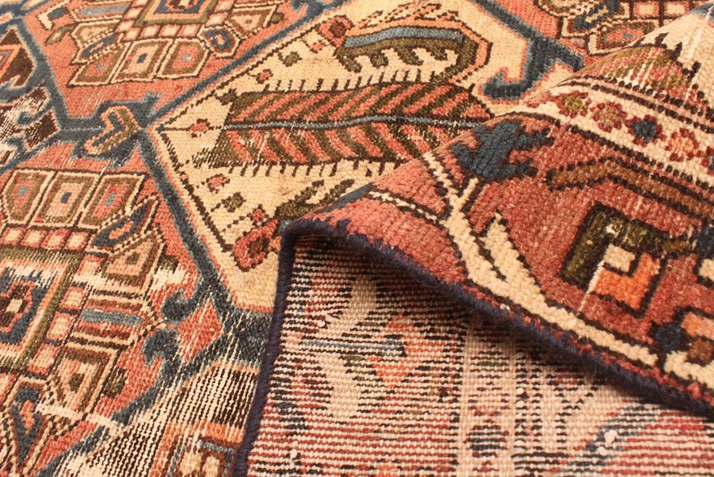 Vintage Traditional Hand-Knotted Area Rug 3'11" x 6'5" Oriental Wool Carpet gallery