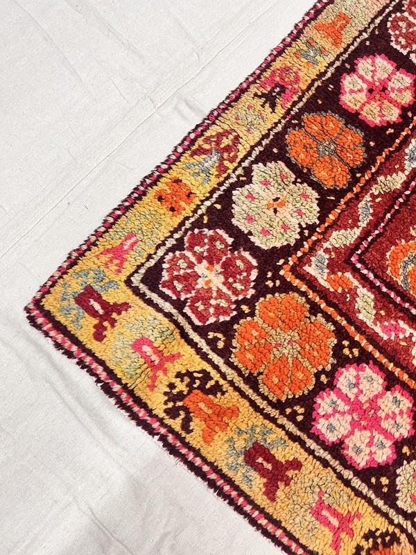 Antique Hand-Knotted Turkish Monastery 6'5" x 4" gallery