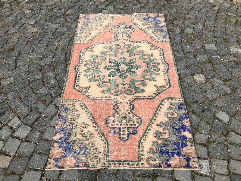 6 X 3.4 Ft Turkish Vintage Rug Handmade Wool Rug Bohemian Traditional Area Rug gallery