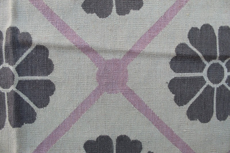 Old Hand Made French Design Wool Beige brown Green Original Aubusson 375X268cm gallery