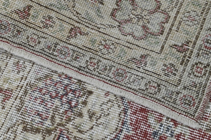 Oushak Turkish Vintage Rug 6x9 Kilim Rug Anatolian Handmade Boho Decor BEIGE gallery