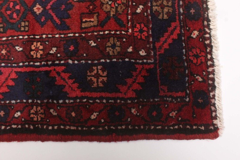 Vintage 4'6" x 4'5" Traditional Hand Knotted Vegetable Dye Wool Area Rug gallery