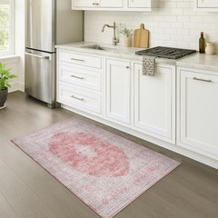 Oversized Vintage Turkish Area Rug 10×13 – Washable, Foldable, Antique Style for