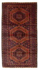 Traditional Vintage Hand-Knotted Area Rug 3’9″ x 6’10” Oriental Wool Carpet