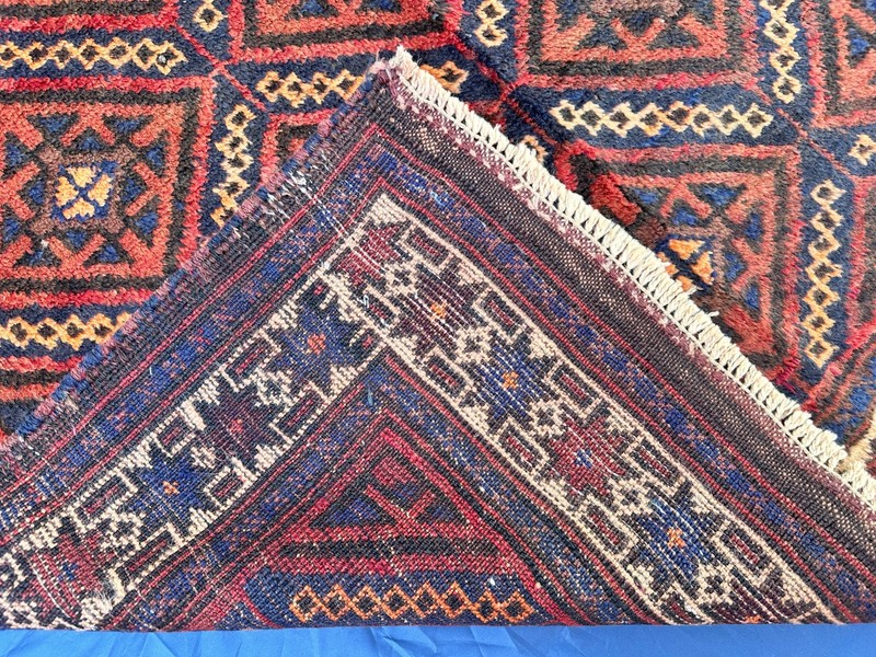 130 x 210 cm Beautiful Natural Vegetable Dye Jamshir Nomad Tribal Belouch Carpet gallery