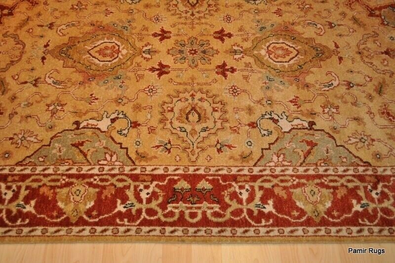 handmade rug_5x7 ft. TOP QUALITY Vegetable dye hand spun wool knotted Pm75 gallery