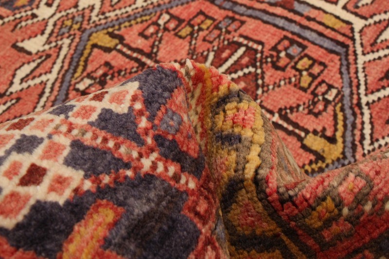 3'6" x 10'10" Vintage Hand-knotted Runner Rug Traditional Oriental Wool Carpet gallery