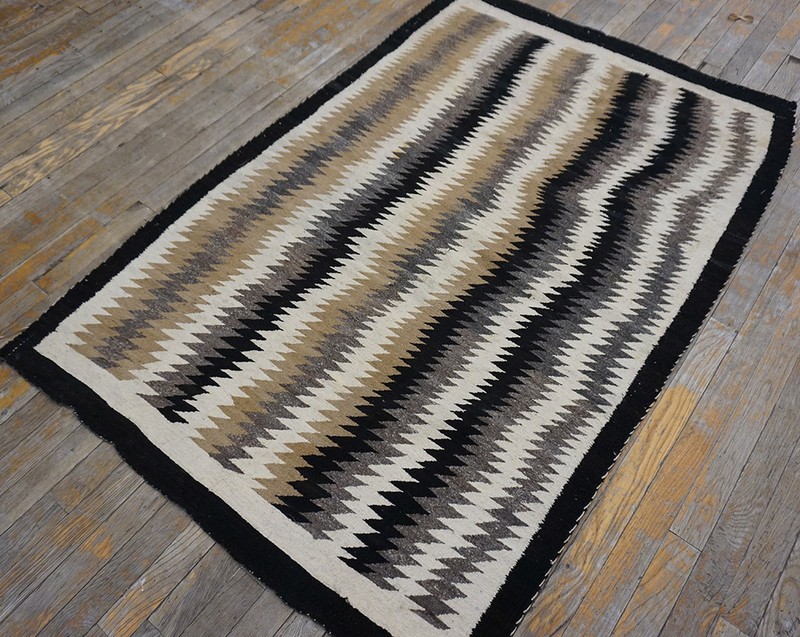 3'x5' Antique Allover Geometric Wool Flat Weave Multicolor Jewel Tones 1935 Rug gallery