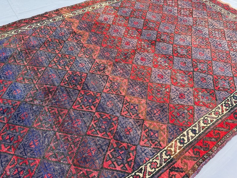 1940s Antique Afghan Baluchi Rug 6x9 Hand Knotted Persian Style Oriental Carpet gallery