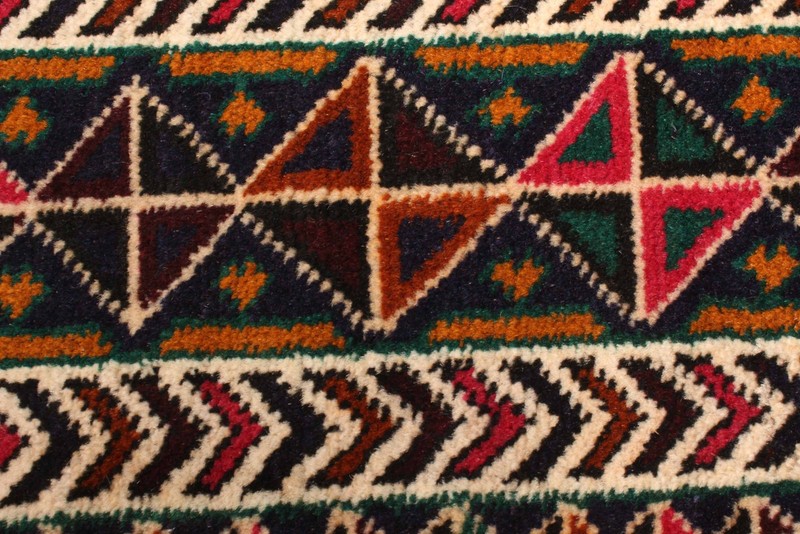 Vintage Hand-Knotted Area Rug 2'11" x 4'8" Traditional Oriental Wool Carpet gallery
