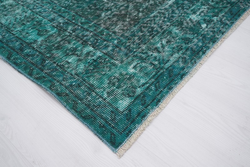Large Vintage Turkish Oushak Rug 7x10 Neutral Handmade Anatolian Wool Carpet 282 gallery