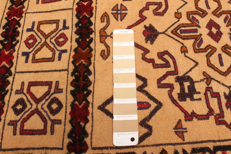 Vintage Hand Woven Area Rug 4'3" x 6'8" Traditional Wool Oriental Carpet gallery