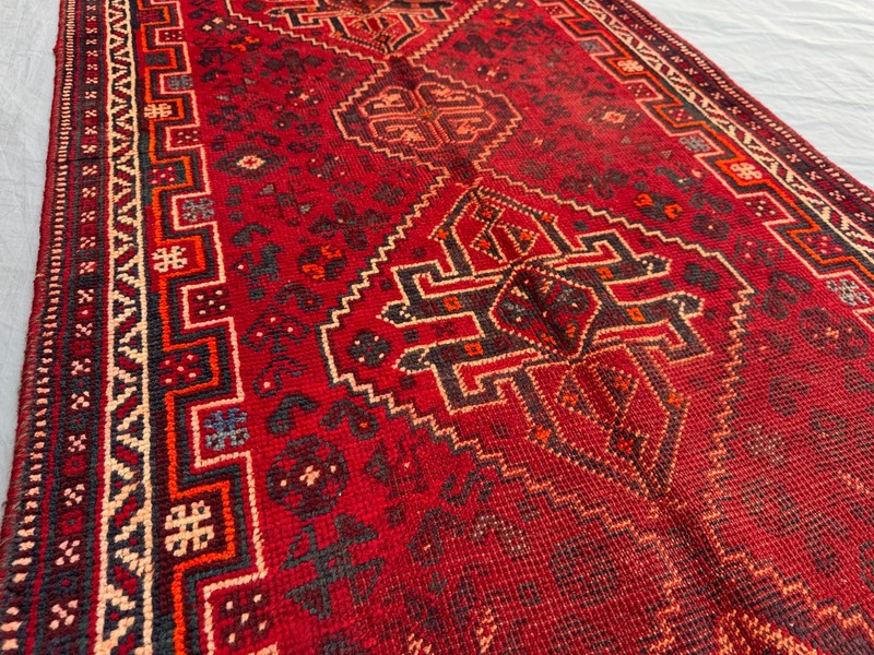Antique 3'3 x 8'9 ft Low Pile Turkish Inspired Caucasian Rare Hallway Runner Rug gallery
