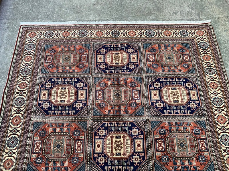 4'11'' X 7'2'' Vintage Natural Color Village Rug Handmade Rug.SKU:K1720 gallery
