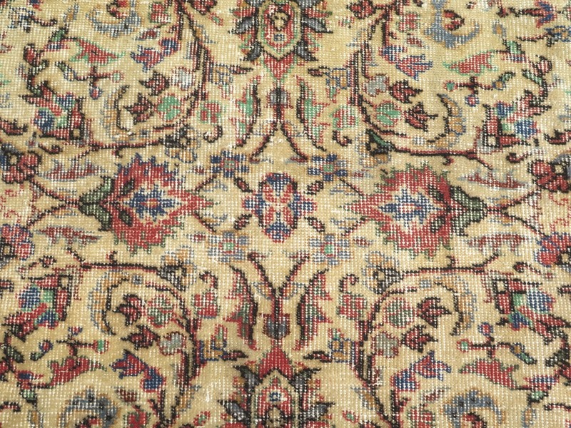 Floor Carpet, Vintage Rug, Anatolia Carpet, Distressed Rug Handmade Rug 65"x109" gallery