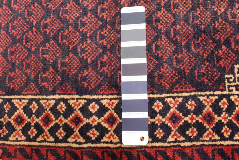 Vintage Hand-Knotted Area Rug 2'10" x 4'2" Traditional Oriental Wool Carpet gallery
