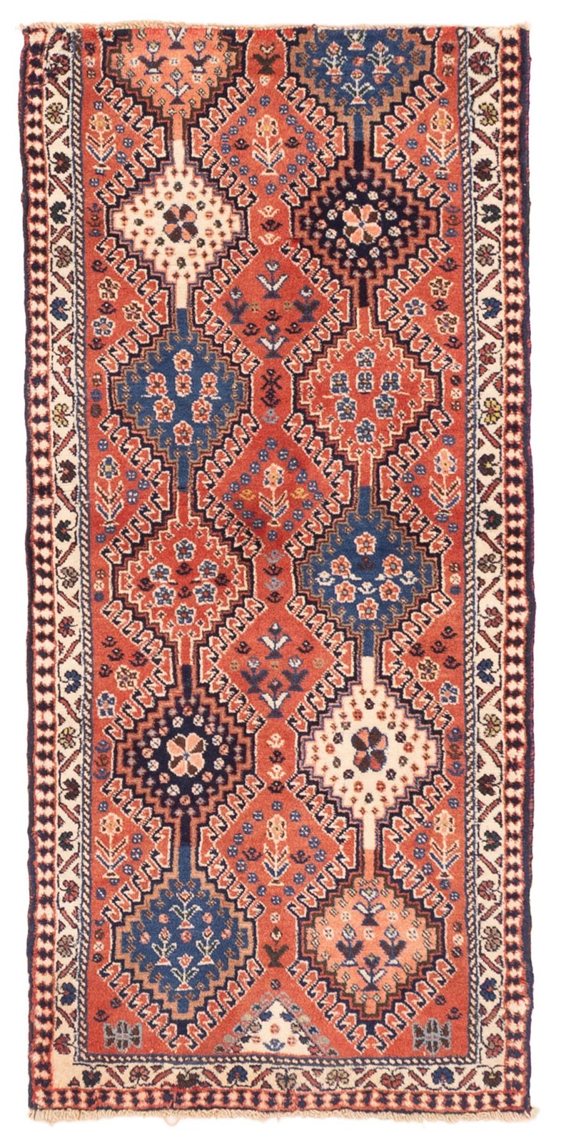 2'0" x 4'4" Vintage Hand-knotted Runner Rug Traditional Oriental Wool Carpet gallery