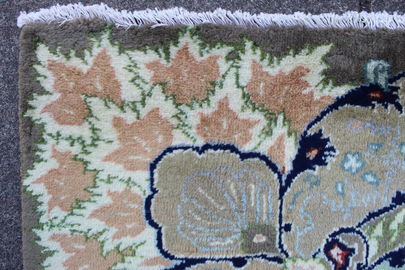 Vintage Hand Made Traditional Oriental Wool Green Brown Large Carpet 407x293cm gallery