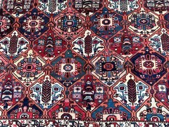 220 x 340 cm COLLECTORS ITEM Antique Stunning Geometric Pattern Tribal Carpet