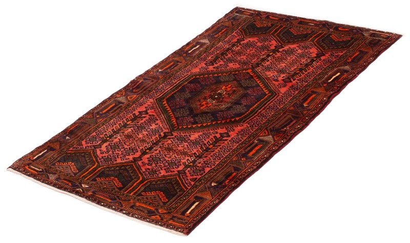 Vintage Traditional Hand-Knotted Area Rug 4'0" x 6'9" Oriental Wool Carpet gallery