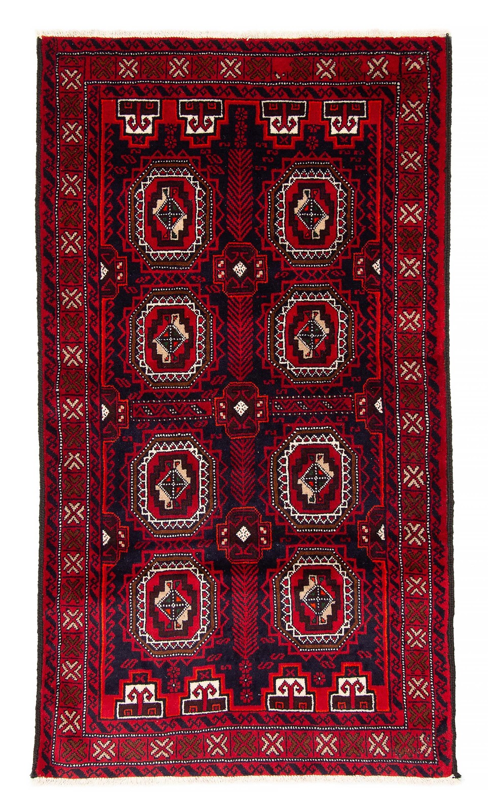 Traditional Vintage Hand-Knotted Area Rug 3'4" x 6'0" Oriental Wool Carpet gallery