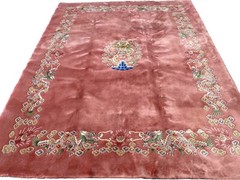Circa 1950 Beautiful Dragon 🐉 Chinese Hand Woven Rug 8X10 Ft