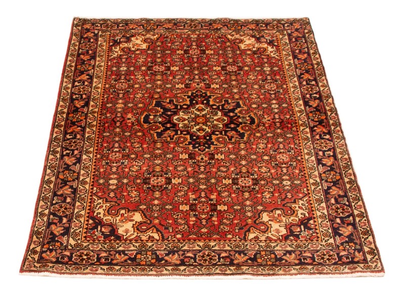 Vintage Traditional Hand-Knotted Area Rug 4'10" x 6'9" Oriental Wool Carpet gallery